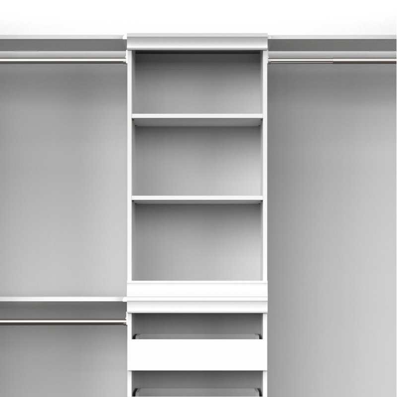 ClosetMaid Modular Storage 21.38" W Shelving Unit with 3 Shelves
